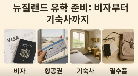 뉴질랜드 유학 준비 사진