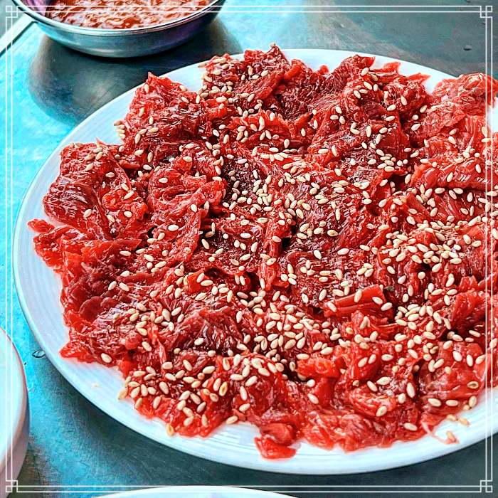 뚝섬 유원지, 건대입구 맛집 70년 전통 제비추리