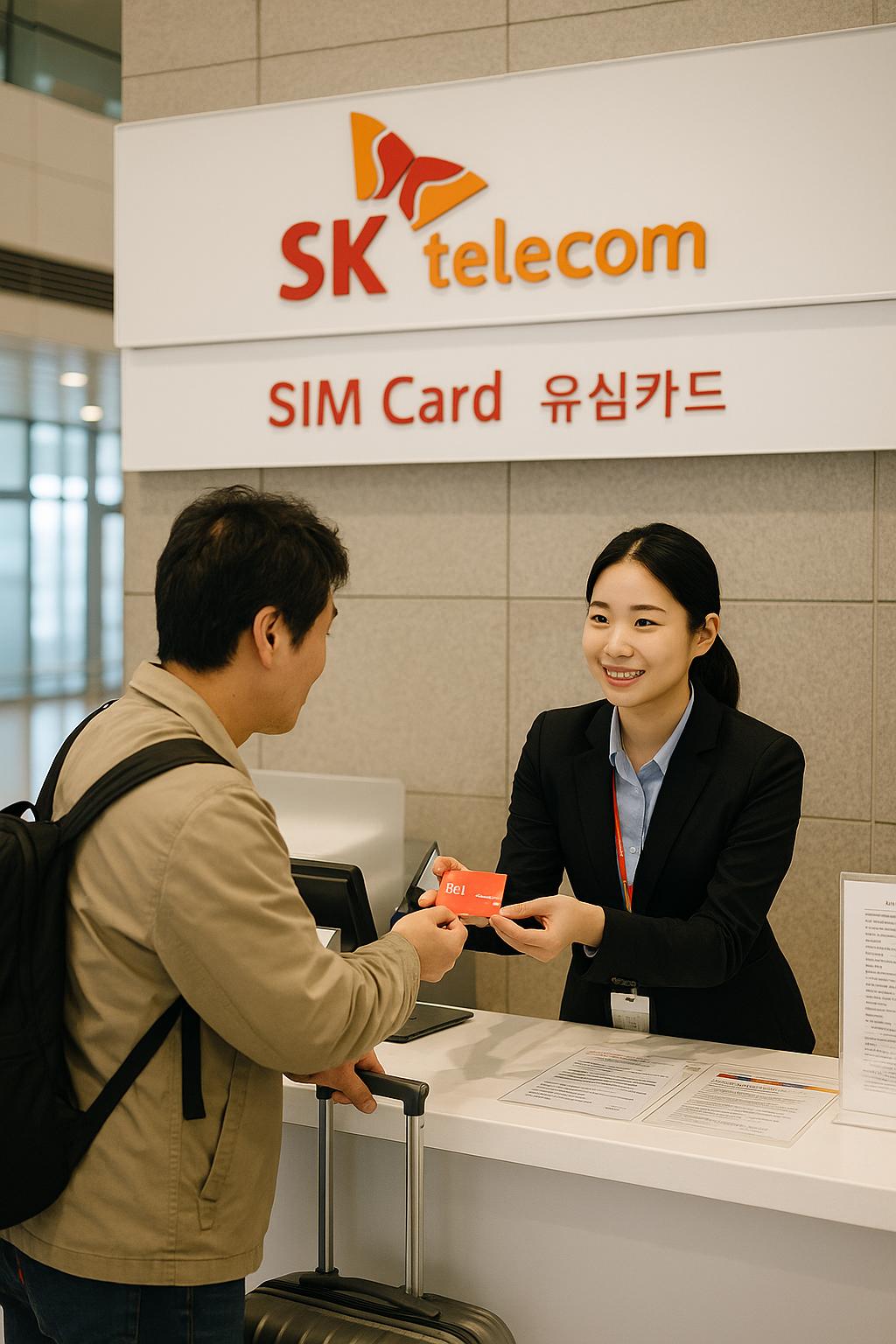 인천공항 유심 skt