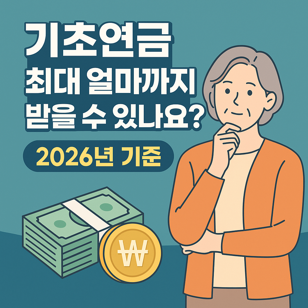 기초연금, 이제 40만 원 가능! 2026년 인상된 금액&middot;소득기준&middot;부부감액 폐지 한눈에