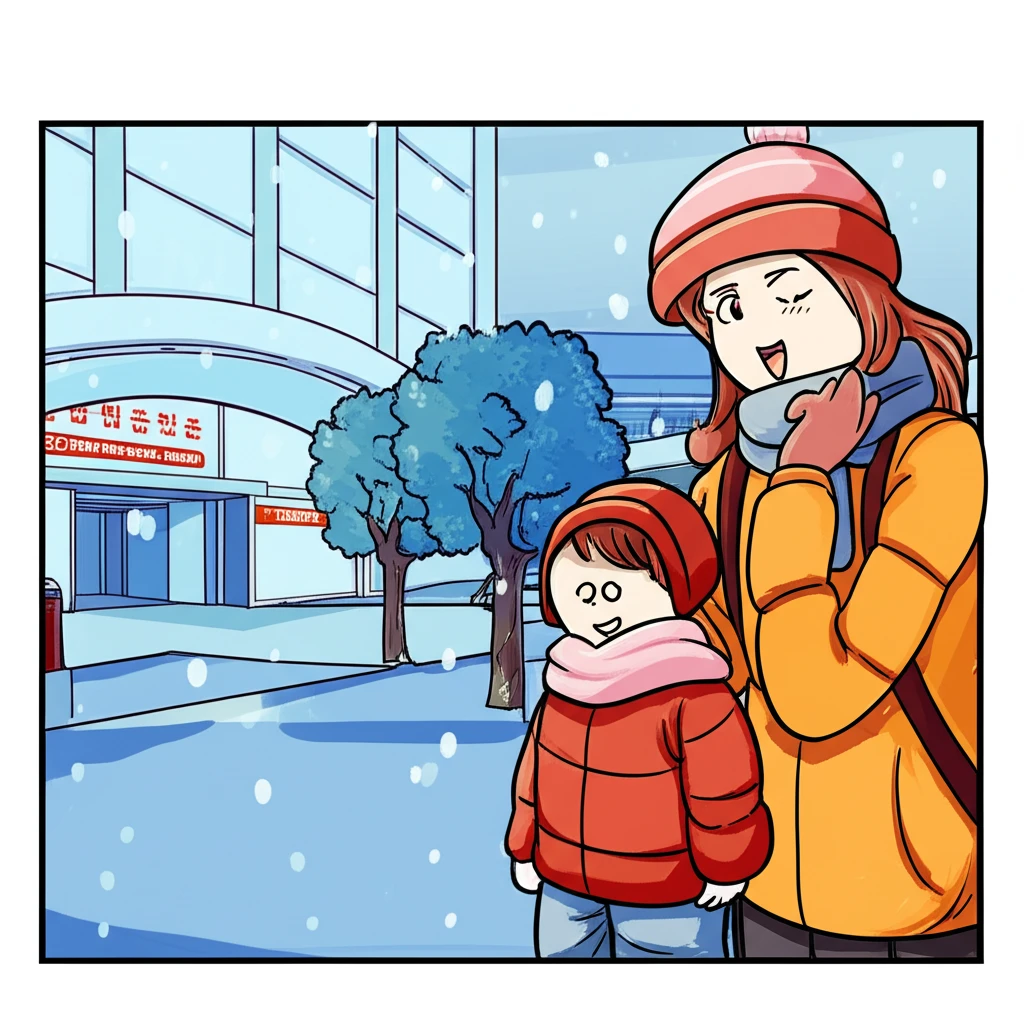 평촌중앙공원 야경과 안양천 산책로 겨..