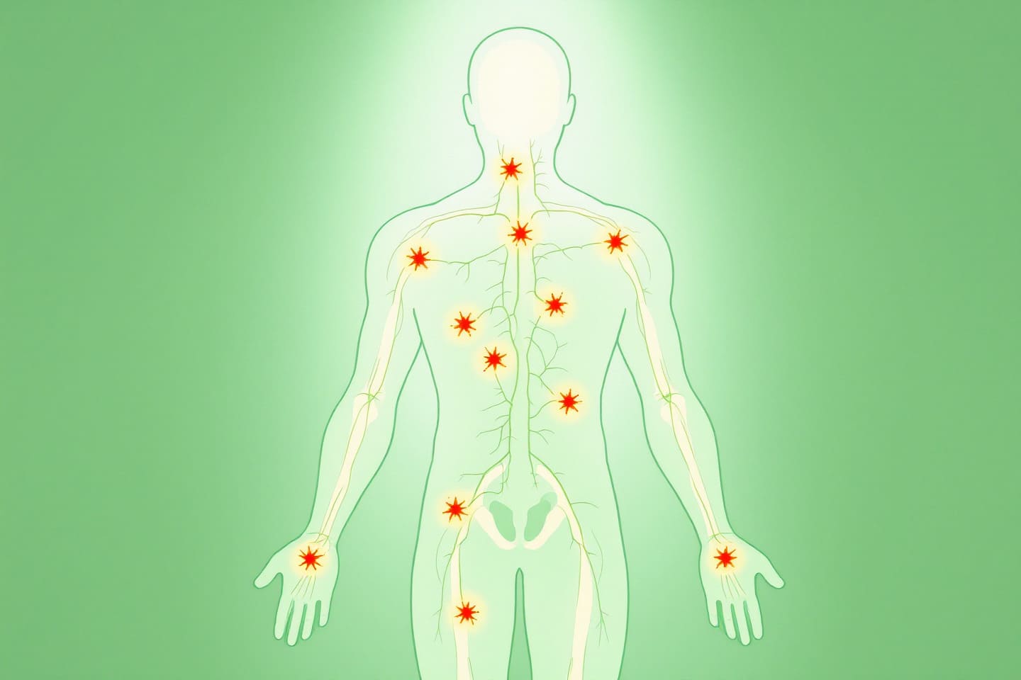 대상포진 후 신경통 일러스트