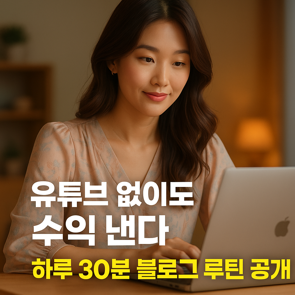 유튜브 없이 블로그로 수익을 창출하는 AI 자동화 전략 설명 이미지