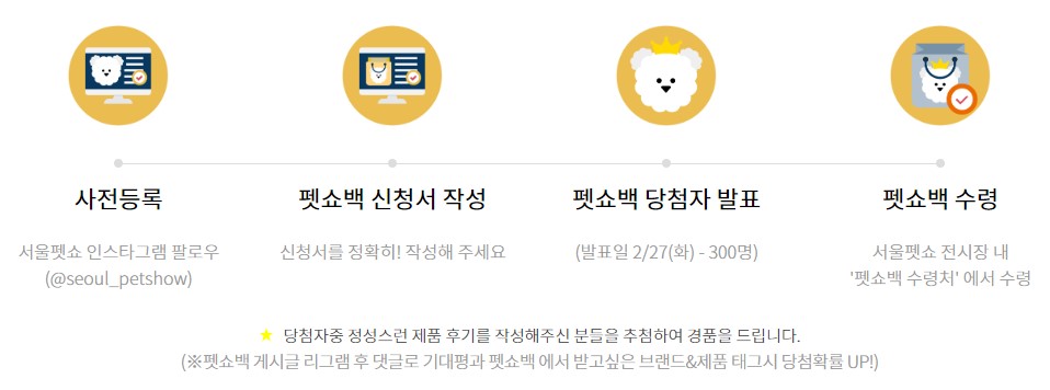 펫쇼백 신청 방법