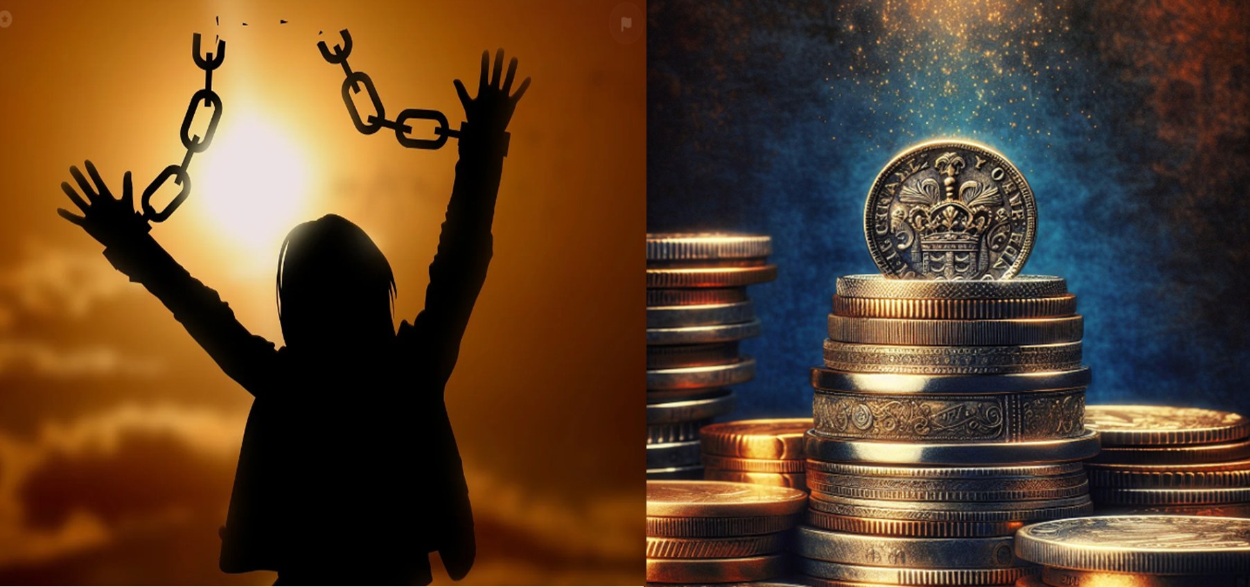 왼쪽 표현의 자유, 오른쪽 비트코인 채굴