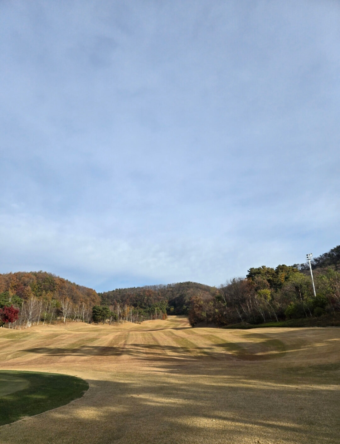 가을잔디 페어웨이