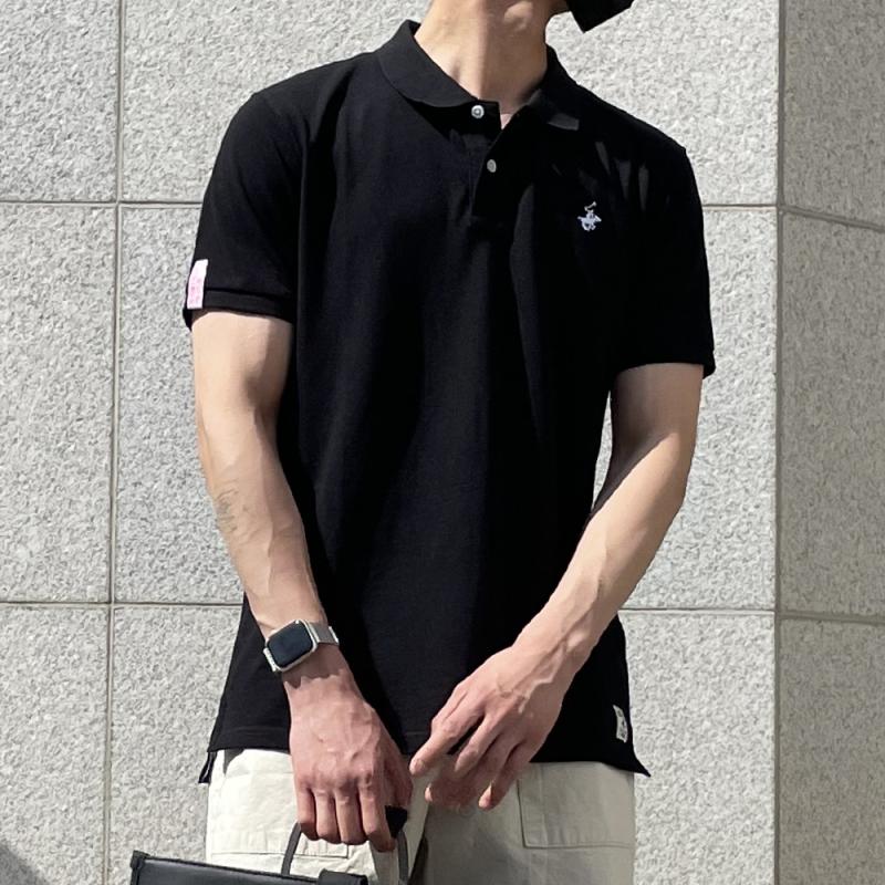 비버리힐즈폴로클럽 시그니처 무지 반팔 카라티 커플 PK BP-1009