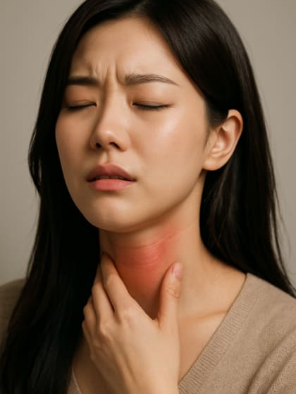 목젖이 부었을 때, 늘어진 느낌과 아플 때 원인과 치료법