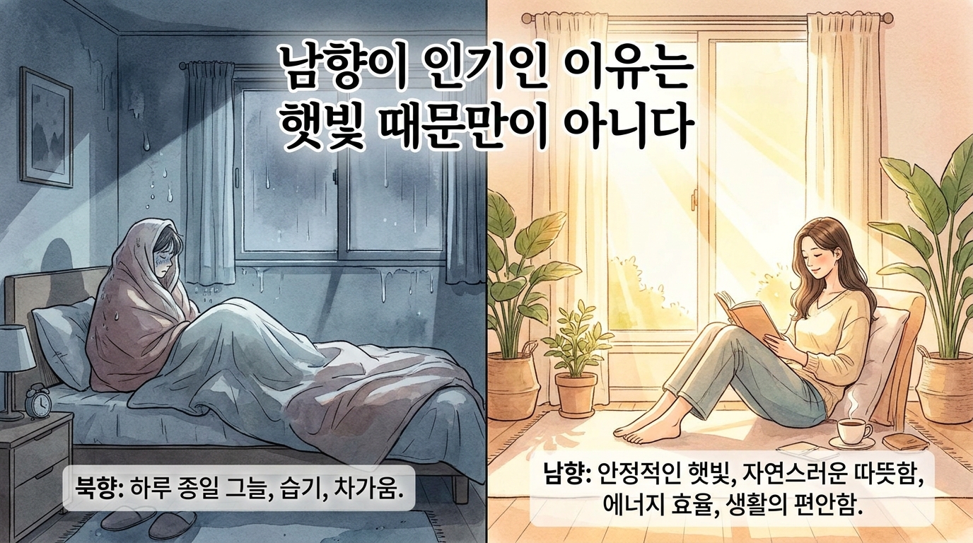 햇빛이 드는 공간의 중요성