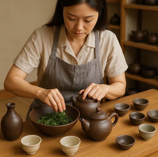 전통차를 만드는 체험 가능한 공방 소개