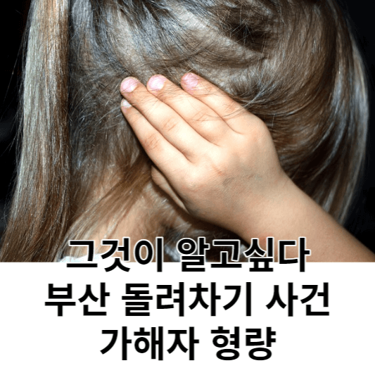 그것이 알고 싶다 부산 돌려차기 사건