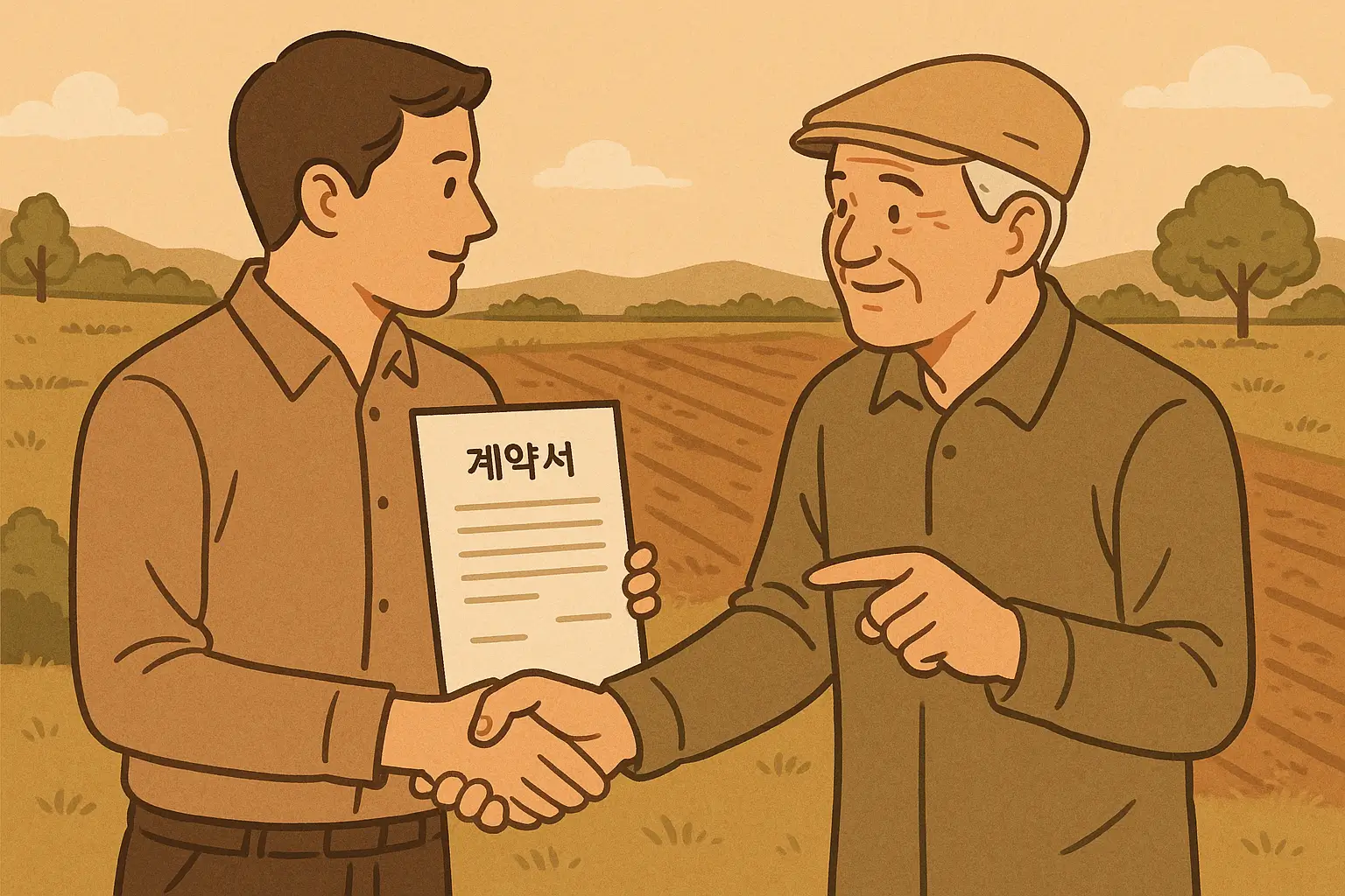 무상임대차계약서