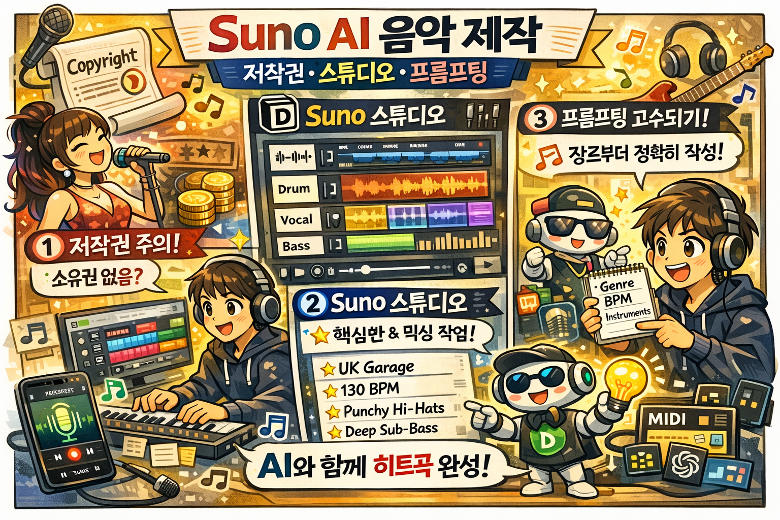suno 음악 만들기