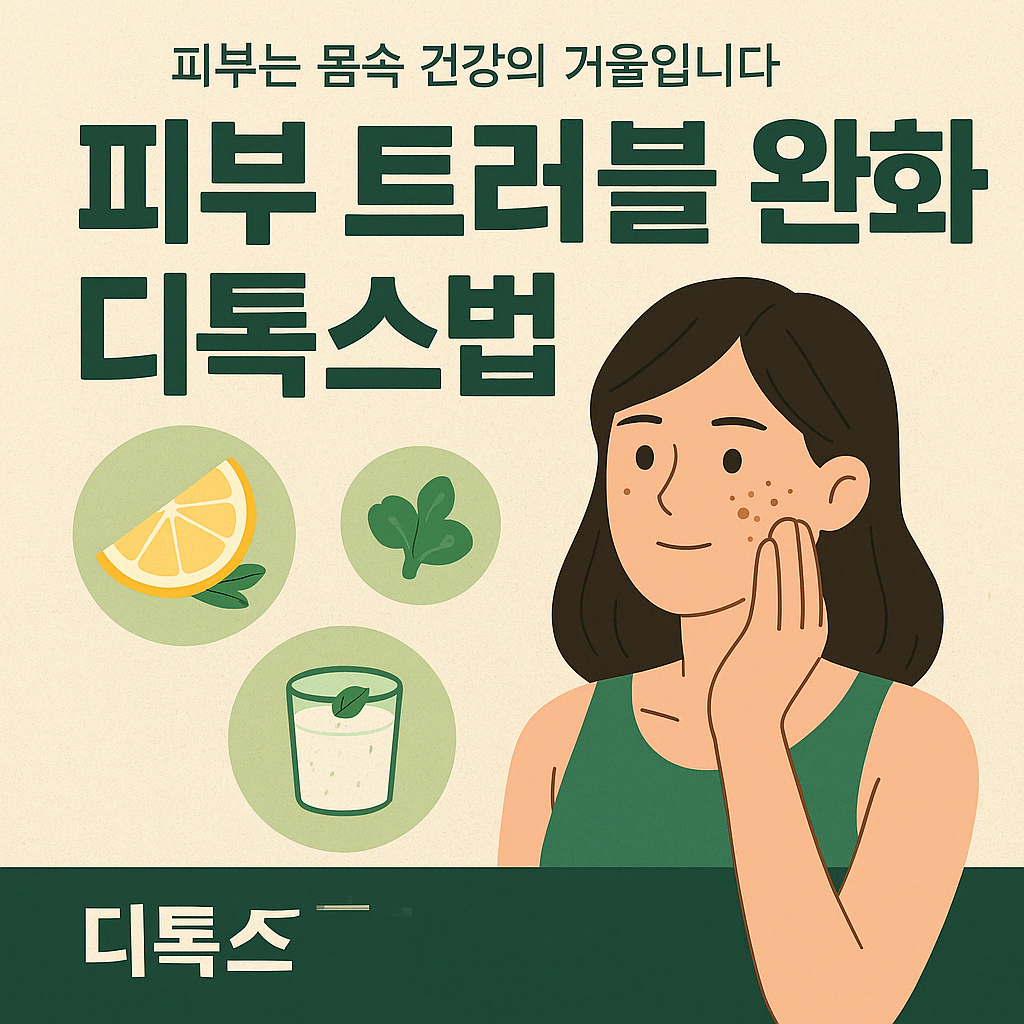 피부 트러블 완화 디톡스법