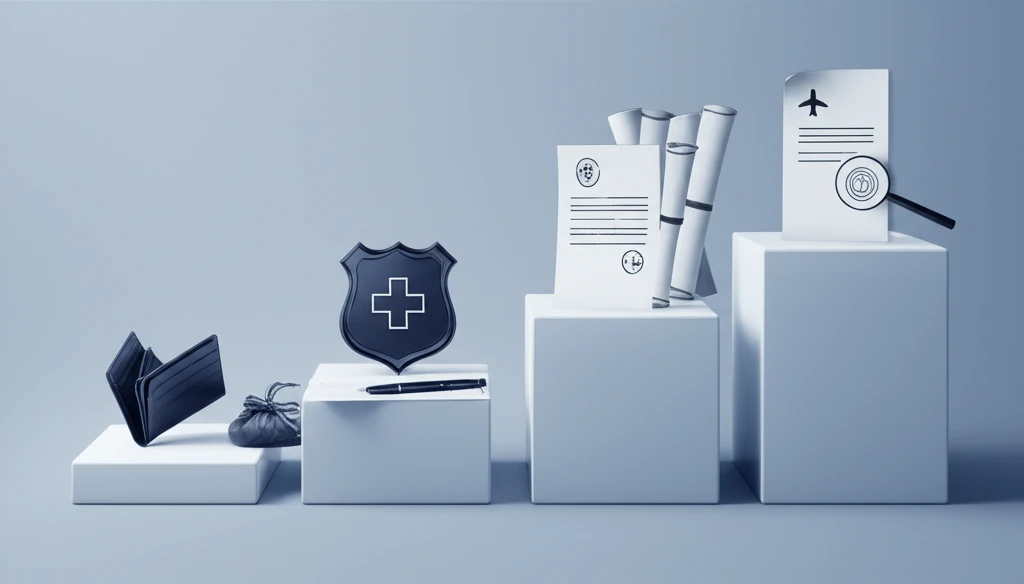 해외에서 도난 신고할 때 보험 보상을..