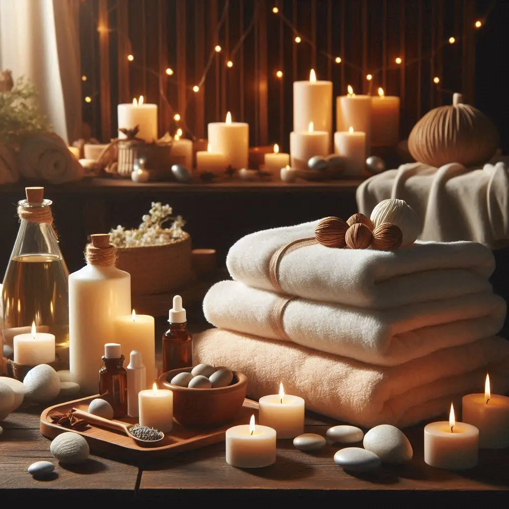 피부,체형관리 샵 배경