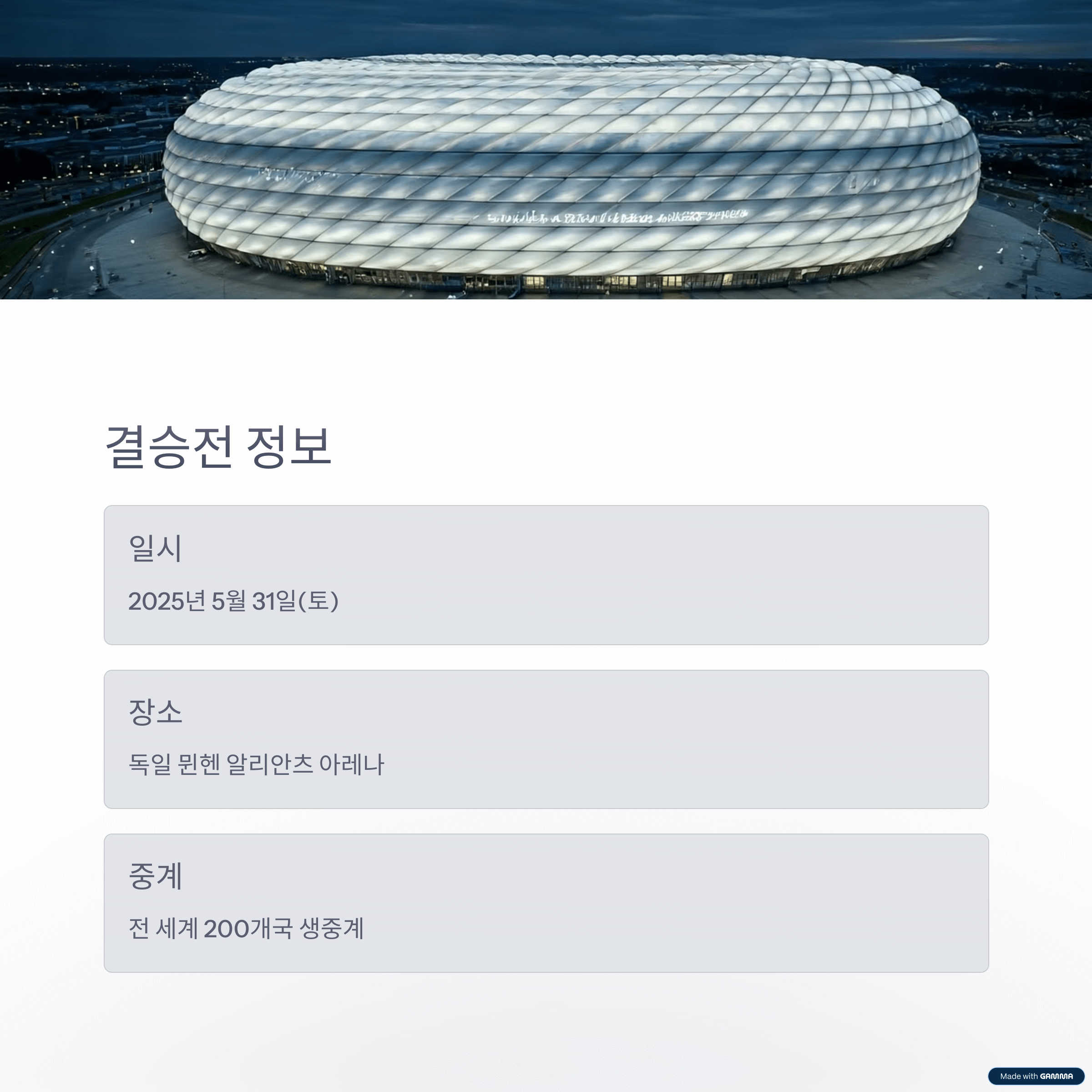 2025 챔피언스리그 결승전 프리뷰 – 인터 밀란 vs PSG
