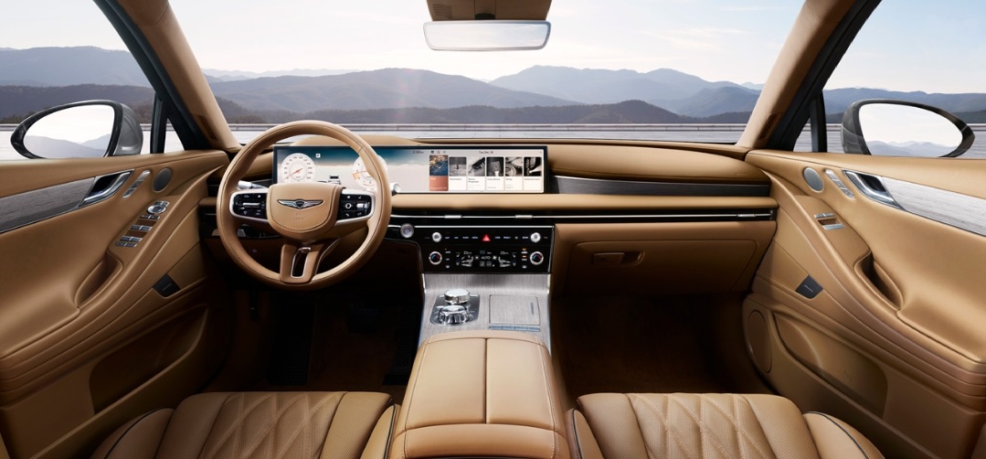 제네시스G80 실내디자인