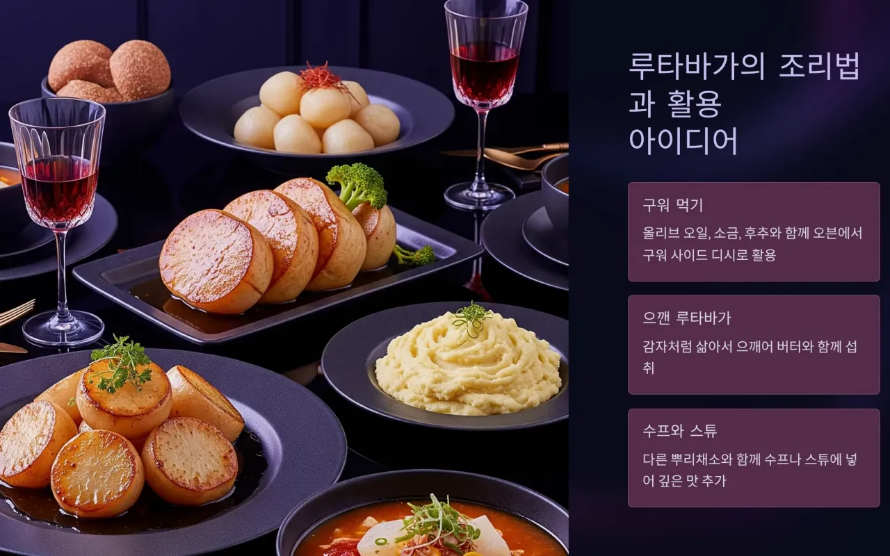 루타바가의 조리법과 활용 아이디어