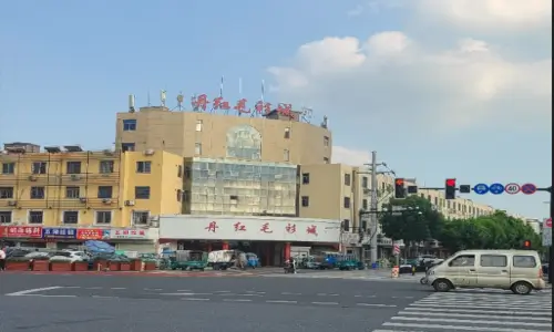 중국-저장성-자싱시-홍허현-단홍-니트-도매-시장