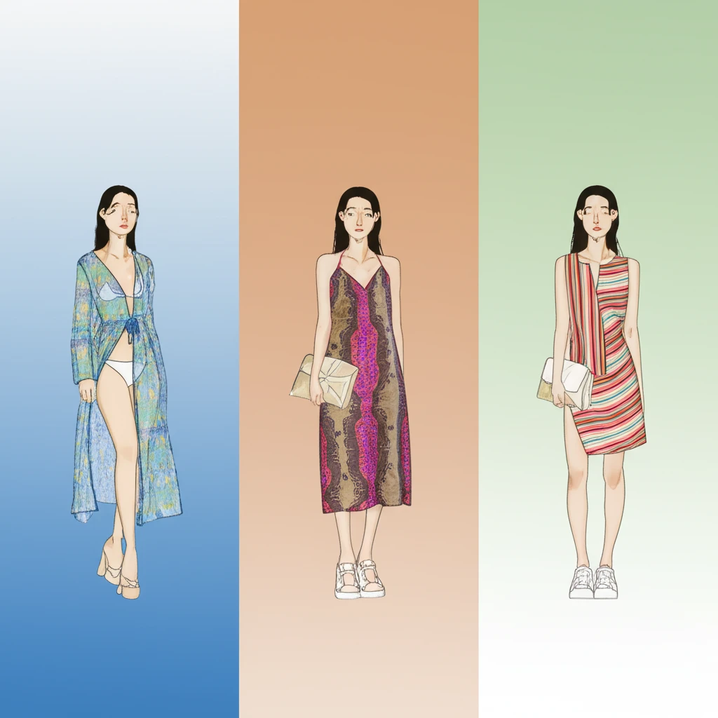 여름 휴가, 저스트원 바캉스 원피스로..