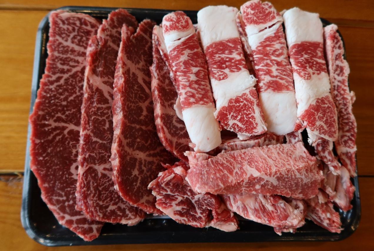 선일목장 정육식당 메뉴 중