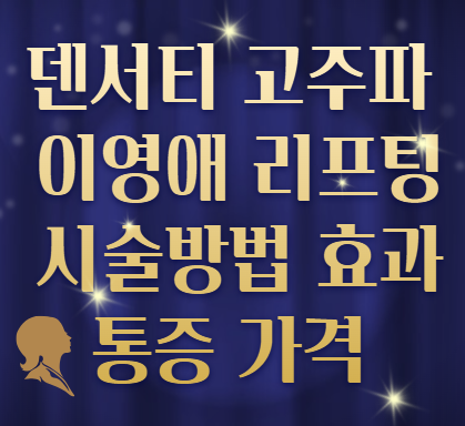 덴서티-써마지-고주파-이영애-리프팅-효과-통증-가격