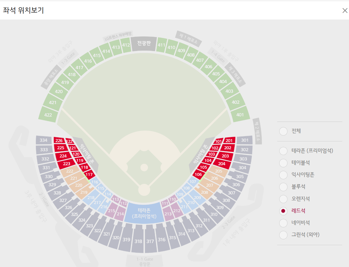잠실야구장, LG 트윈스, 원정팀 응원석, 홈팀 응원석, 레드석, 네이비석, 외야석, 테이블석, 응원 명당, 야구 예매 팁, 응원 문화, LG 트윈스 팬, 원정팀 팬