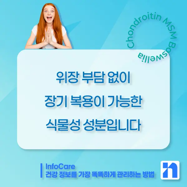 콘드로이친, MSM, 보스웰리아 조합 효능