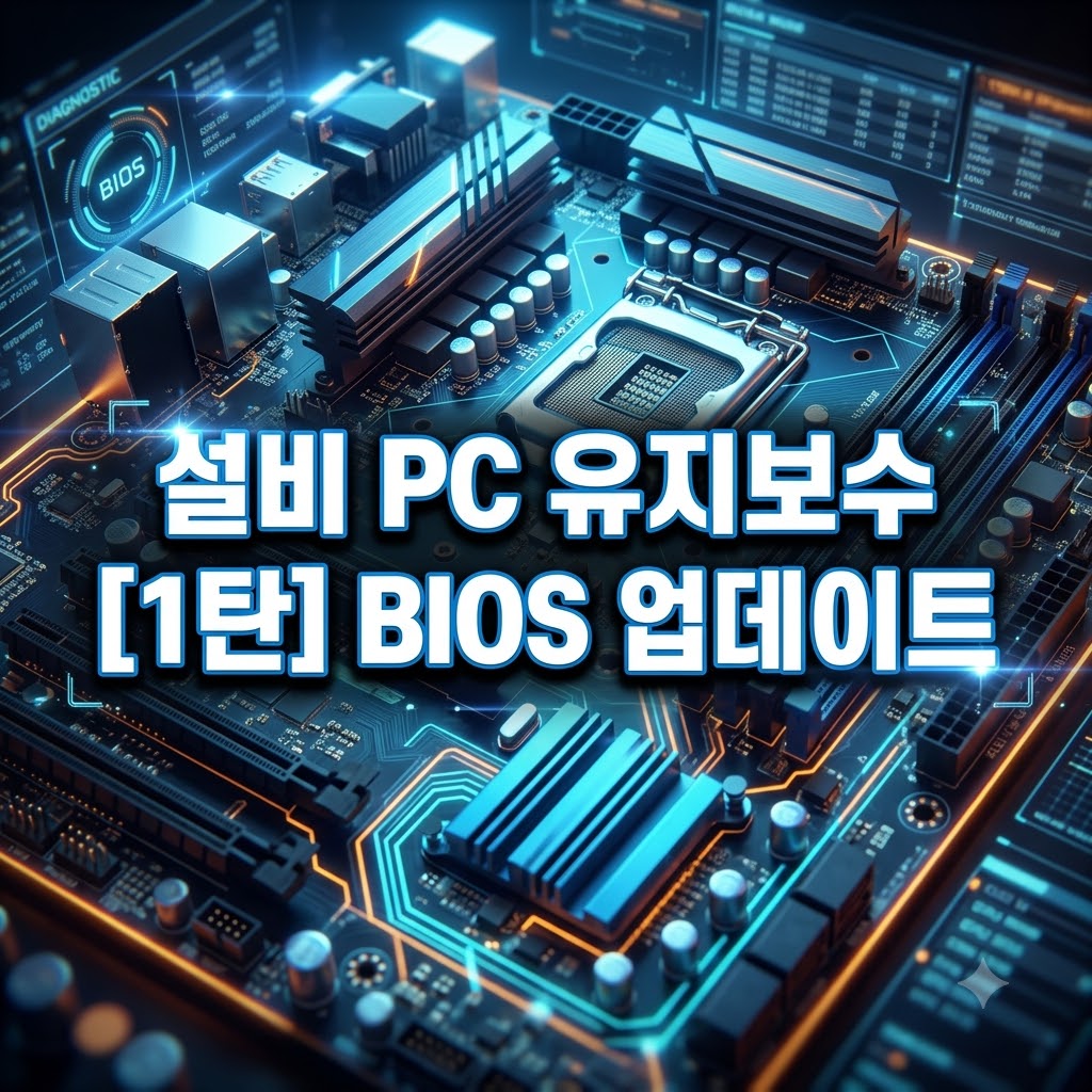 [설비 PC 유지보수] 1탄: 메인 PC BIOS 버전 확인 및 업데이트 가이드