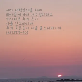 시편 90장 12절 읽기 - 우리에게 우리 날 계수함을 가르치사 지혜로운 마음을 얻게 하소서_22