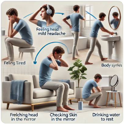 몸이 보내는 건강 신호 이미지