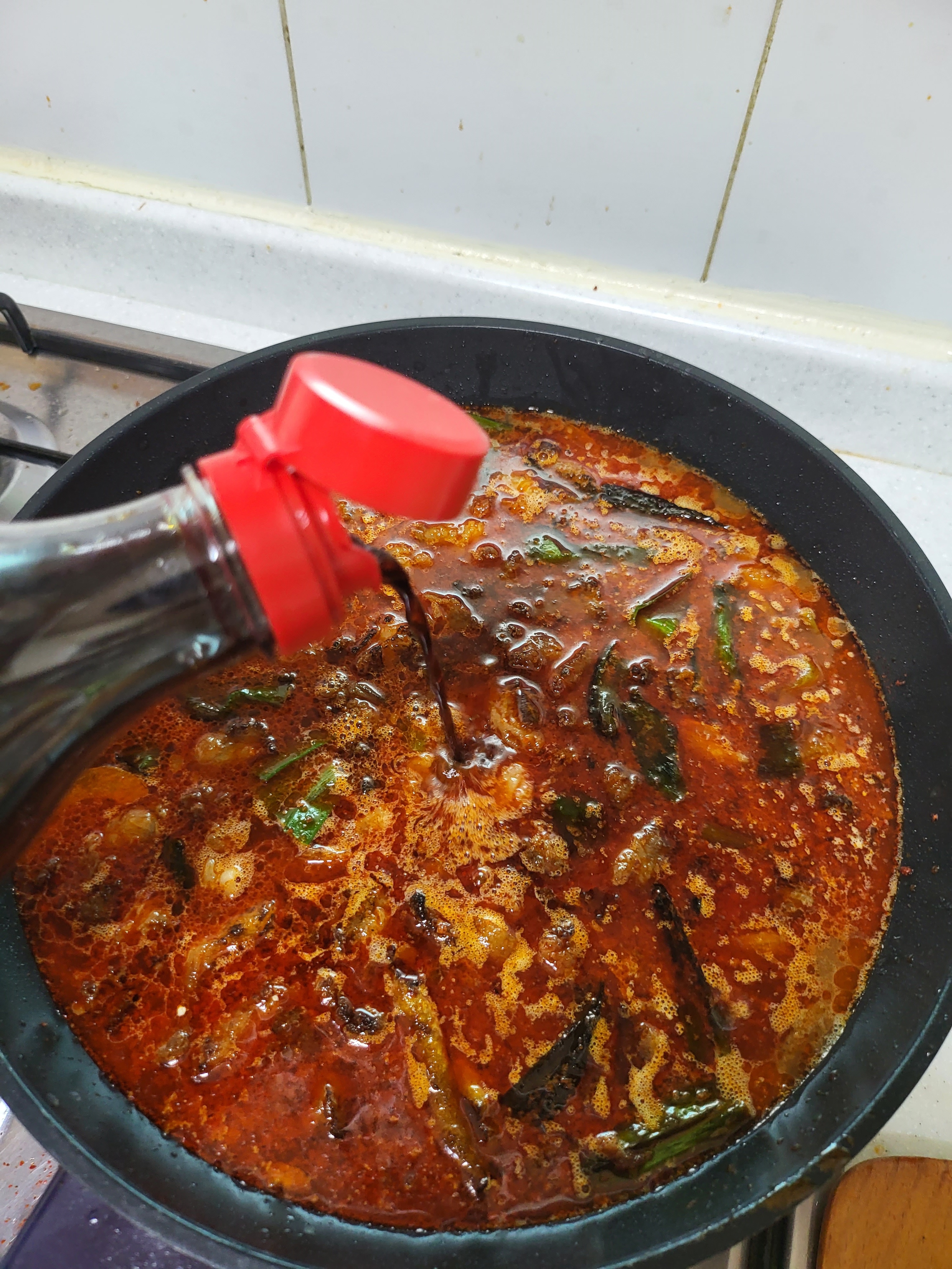 진간장으로 맛 내주기