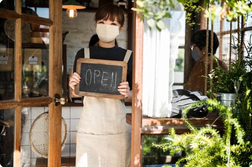 가게 오픈하는 소상공인들