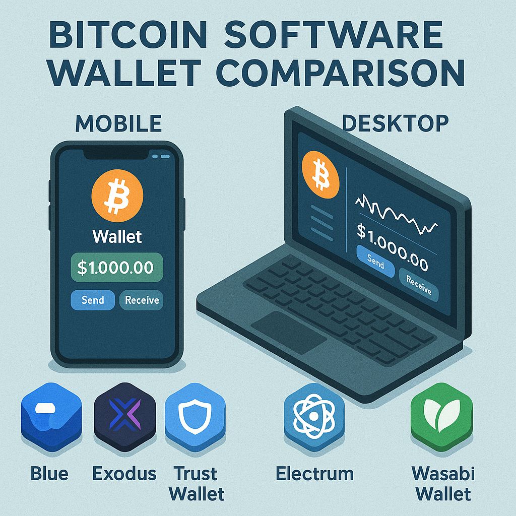 Bitcoin software wallet comparison