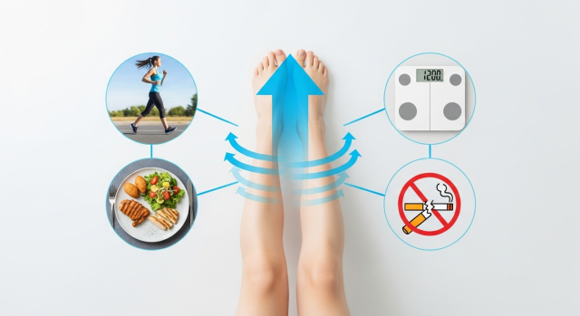 다리 건강 위한 걷기&middot;체중&middot;염분&middot;금연 습관