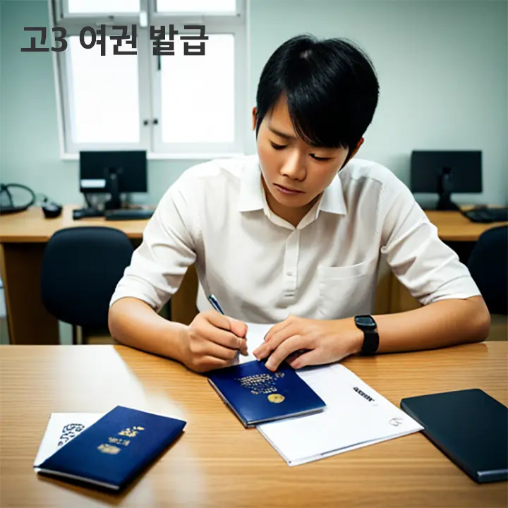 고3 여권 발급 어떻게 하나요