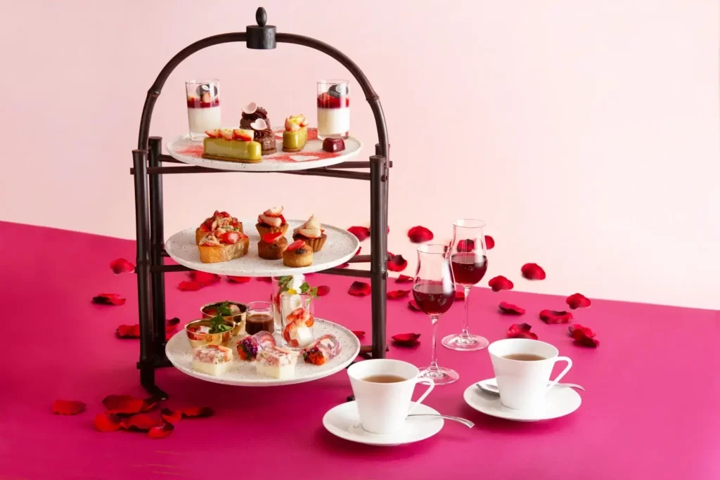 딸기 애프터눈 티 : 다와 유라 교토