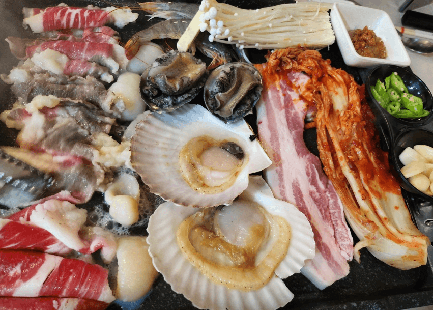 동네한바퀴 팔합구이 강원도 동해 맛집