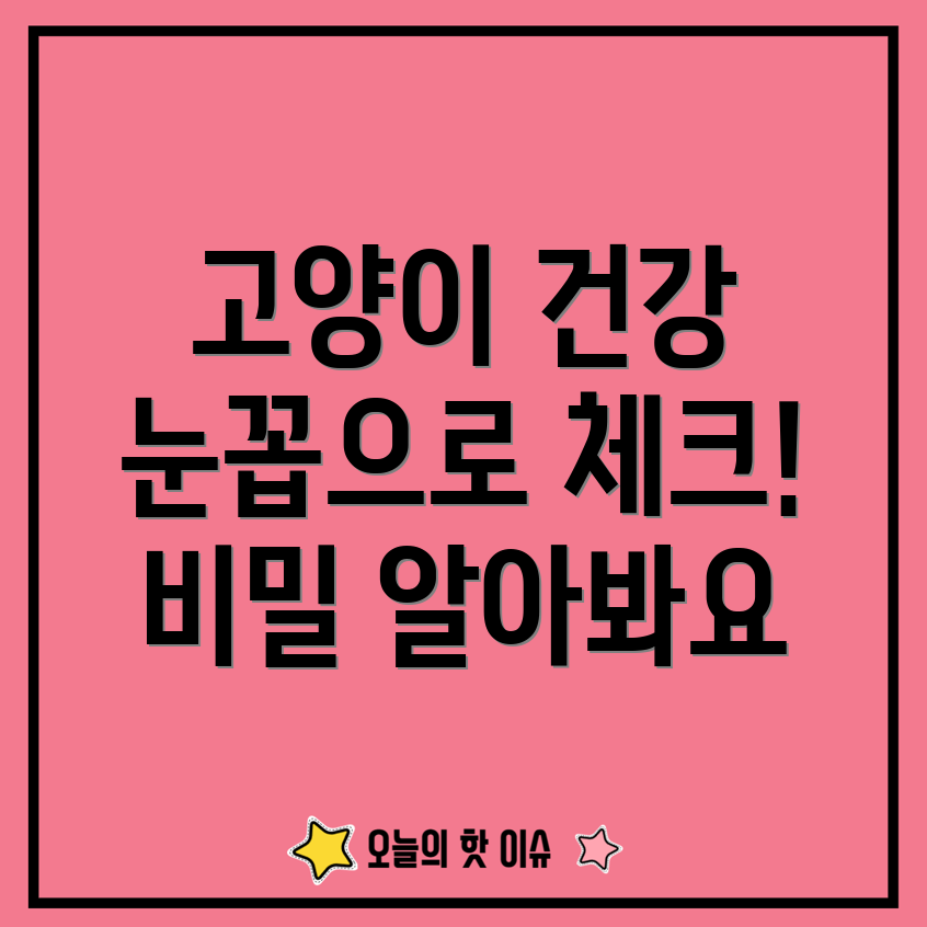 고양이 건강