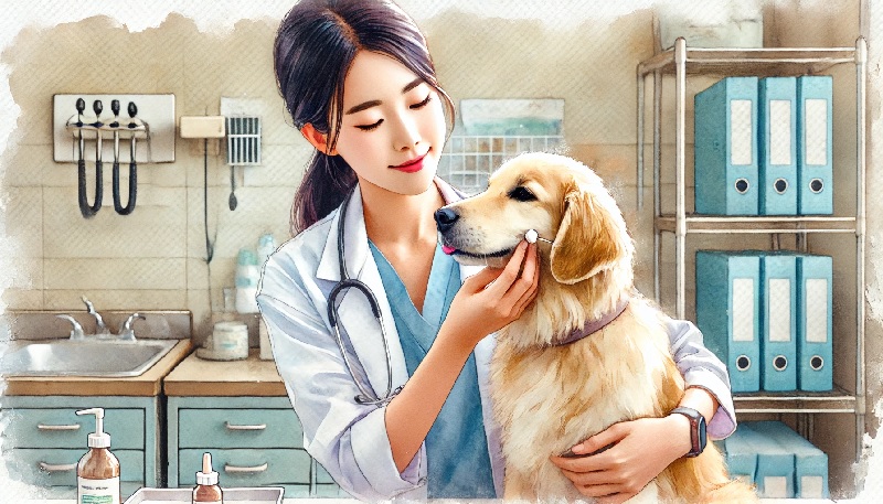 강아지 피부병에 대한 이미지