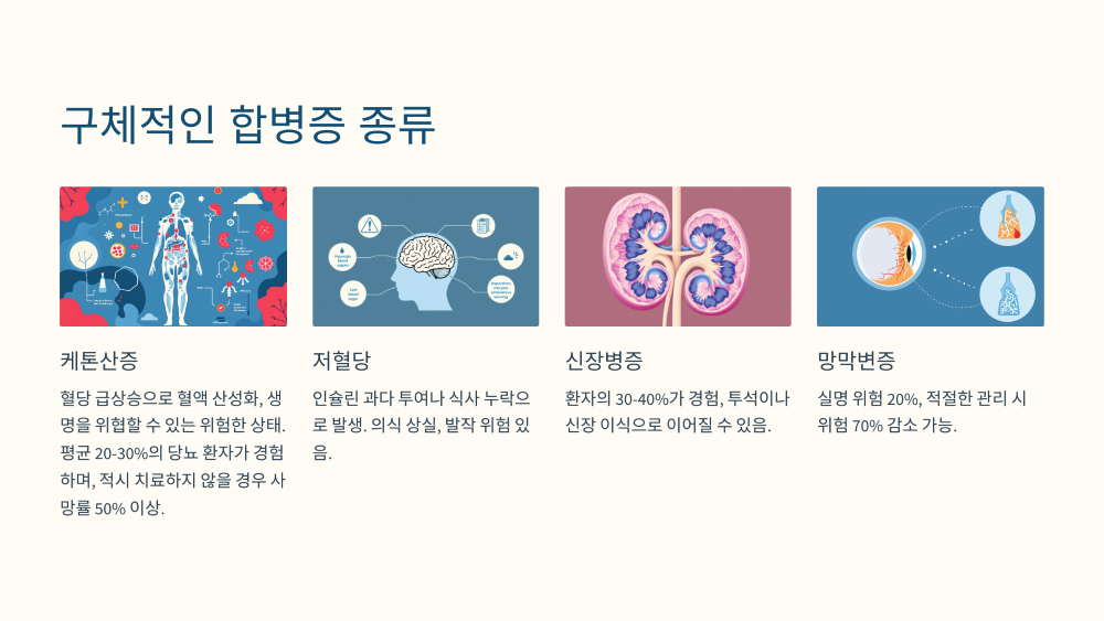 3. 당뇨 합병증, 구체적으로 어떤 것이 있을까?