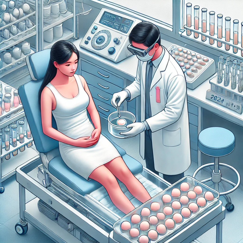 냉동난자 해동 및 보조생식술 지원사업 절차