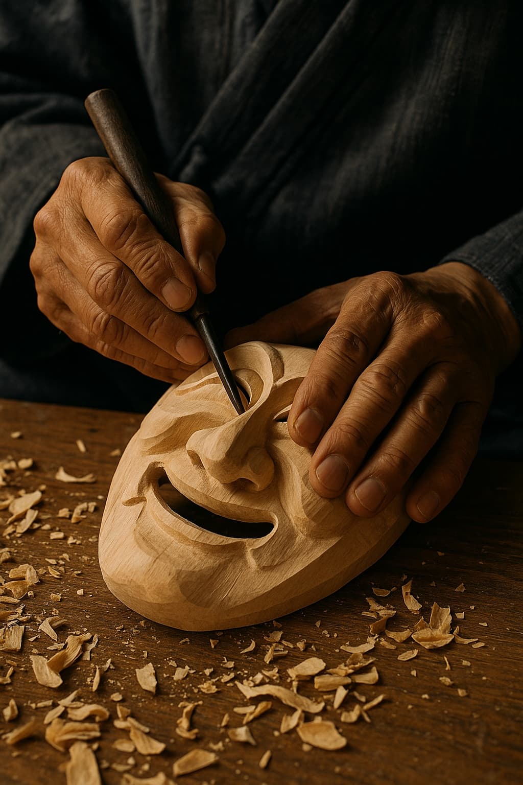 한국 전통가면의 종류와 제작과정