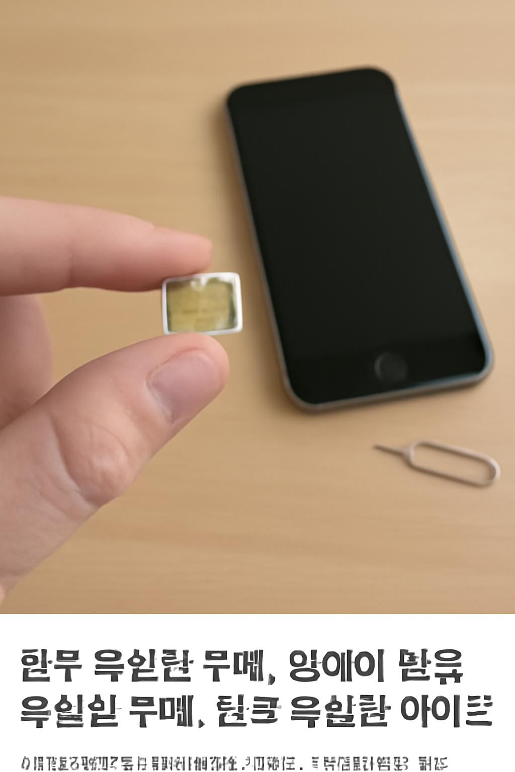 한국 유심칩 구매