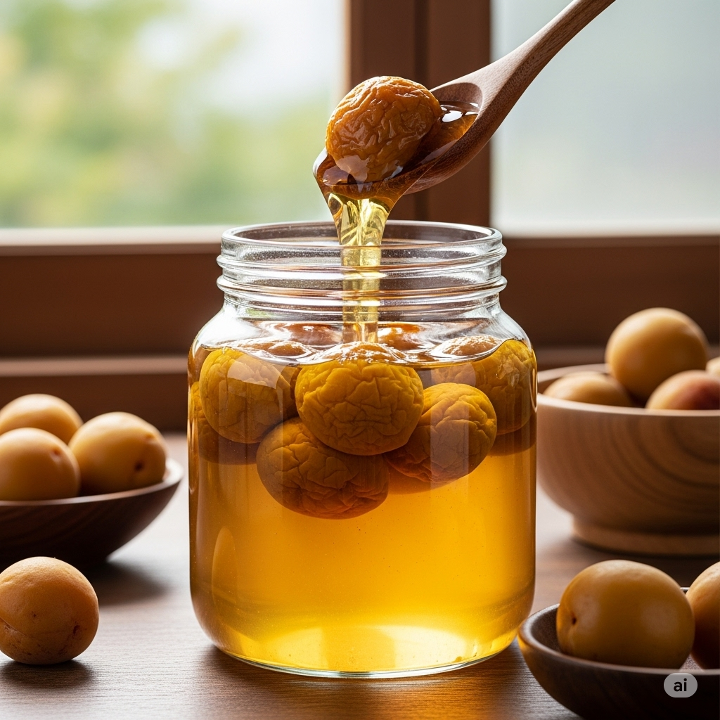 개복숭아효소사진