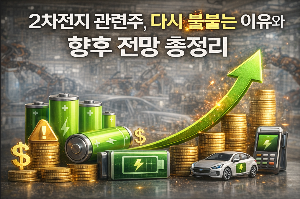 2차전지 관련주, 지금 다시 주목받는 이유 총정리