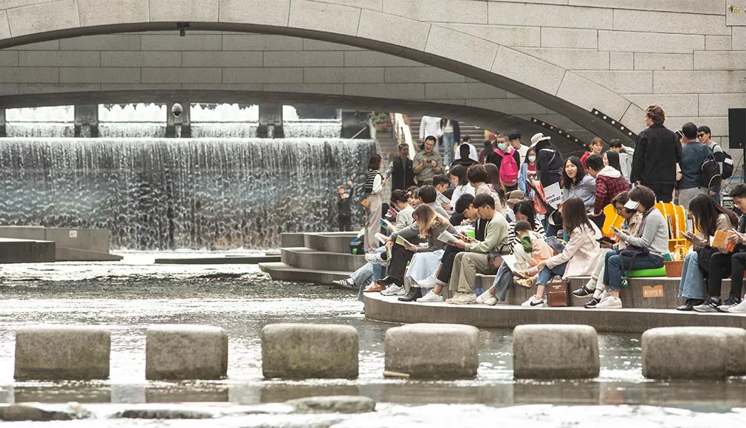 청계천 서울야외도서관