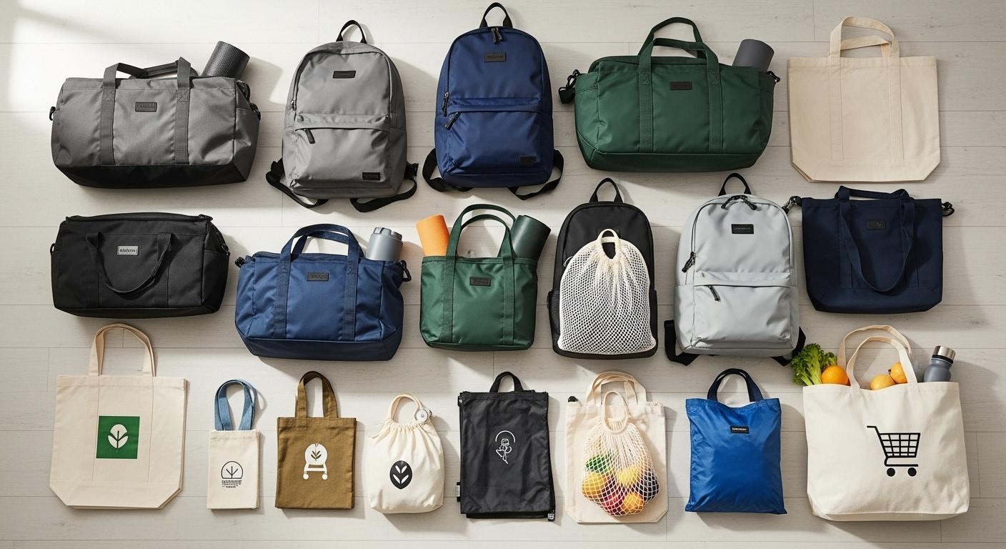 운동복 가방 에코백