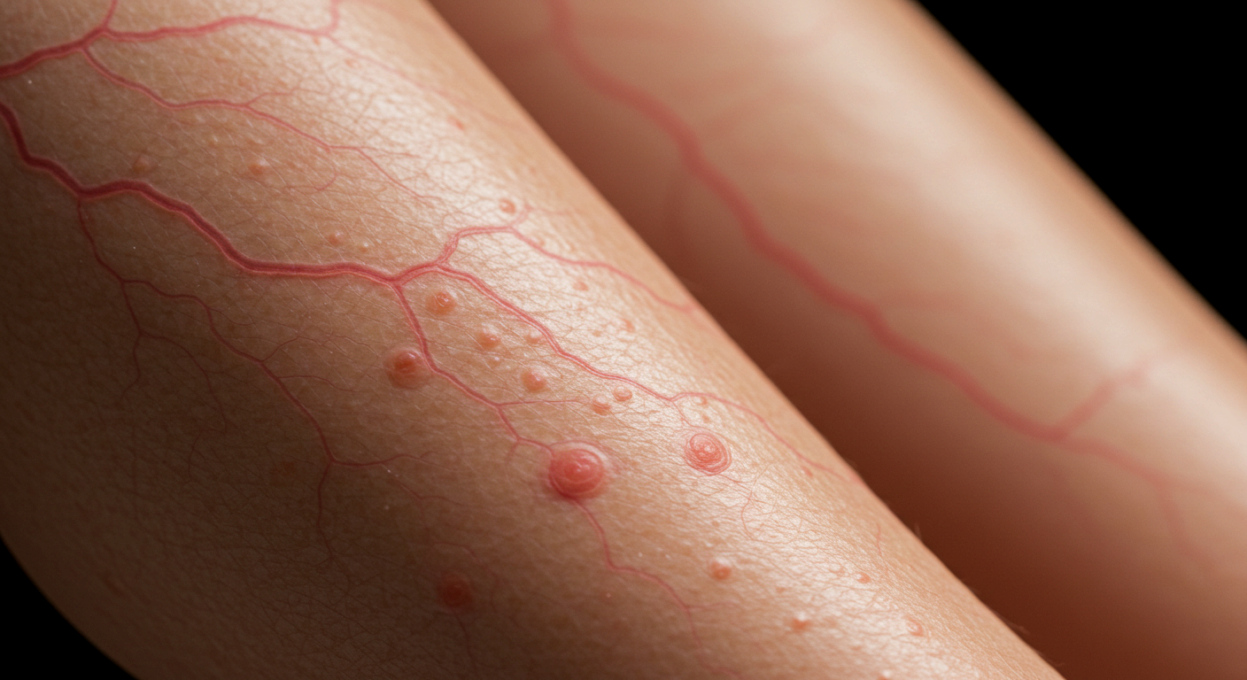 혈관염 증상&amp;#44; 피부 괴사나 궤양으로 발전 가능